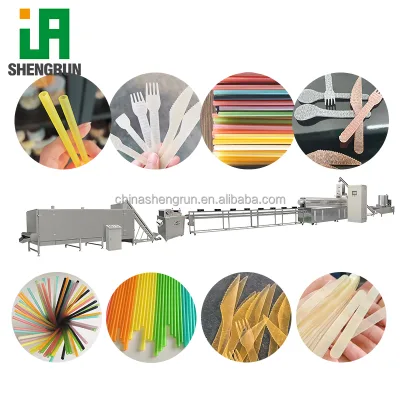 Degradable Full Automatic Straw Machine Drinking Straw Making Production Machine Rice Straw Making Machines