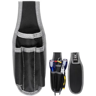 4 Pocket Portable Tool Waist Bag, Waterproof Tool Kit Tool Storage Bag ,Woodworking Nail Bag
