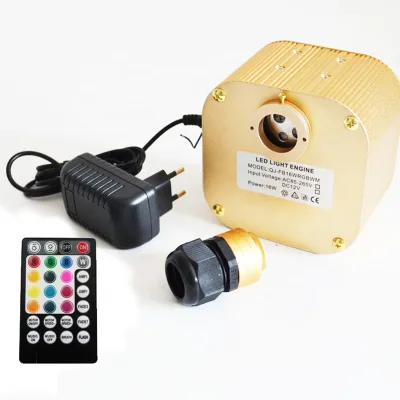 16W RGBW fiber optic light engine twinkle effect star light fiber optic light illuminator