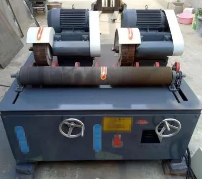 Multi Head Pipe Surface Polishing Machine Tube Polishing Machine With Double Working Position for Round Pipe