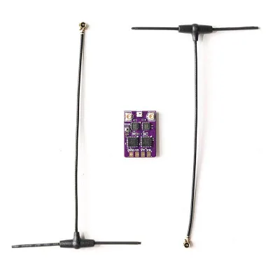 FPV Long-Distance Fixed-Wing ELRS Dual Antenna BSF 2.4G DUAL TCXO Diversity Receiver Made of Durable Plastic