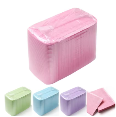125PCS/bag Tattoo Disposable Sheet Waterproof Dental Bibs Paper Cloth Table Cleaning Wipes Manicure Table Cover Sheets Clean Pad