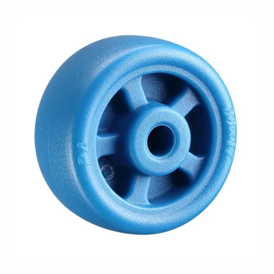 1.5 Inch High-Temperature Nylon Universal Brake Caster Wheels Mute Wear-Resistant Flat Bottom for Wooden Furniture Industrial