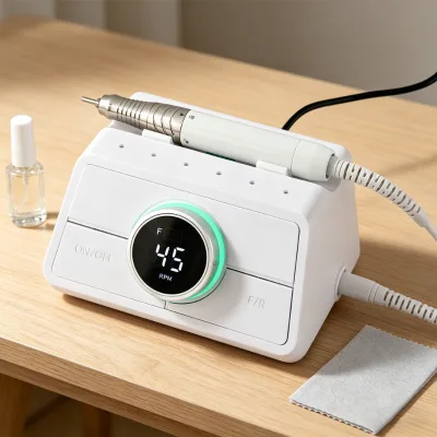 Wholesale OEM 45KRPM Nail Drill Machine Professional Smart Induction Auto-Pause Efile Manicure Device With Foot Pedal