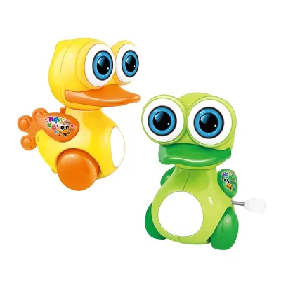 Plastic Toys Manufacturer Good Quality Plastic Wind up Animal Baby Toy Cartoon Wind up Duck Toys