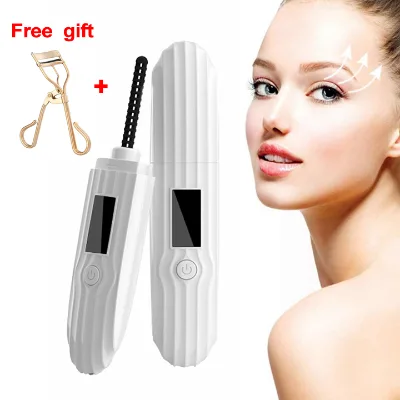 2023 Mini USB Rechargeable Electronic Eye Lash Lift Curler Electric Heated Mini USB Eyelash Curler Dropshipping Agent