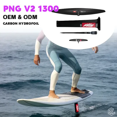 Axis Light Wind Wing Foil PNG V2 1300 High Lift Carbon Hydrofoil Wing Early Takeoff Extended Glide Agile Stable Ride Control