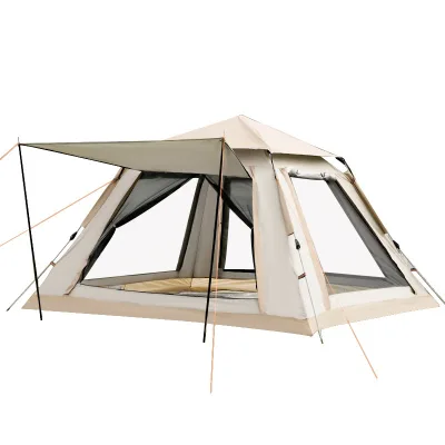 Camping Tent with Large Space Sunproof Windproof One Bedroom for Family Camping