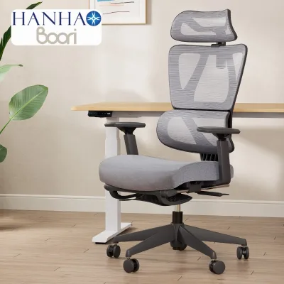 2025 New Design Modern Steel Full Body Leisure Advanced Executive Swivel Office Oscar Comfortable Ergonomic Mesh Chair Footrest