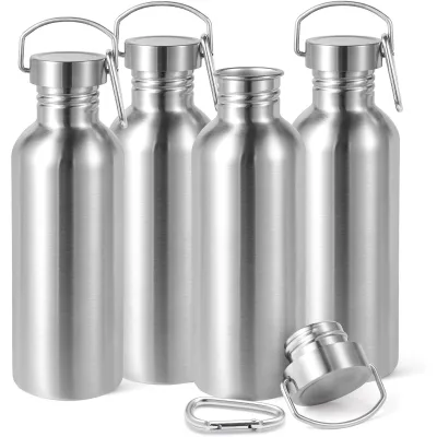 FAYREN Stainless Steel Leak-Proof Water Bottle with Handle 500ml 750ml Reusable BPA Free Outdoor Sports Bottle