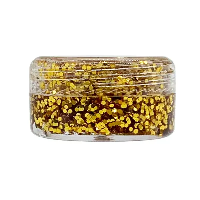 Golden Glitter Gel Elevate Your Style Sparkling in Gold & More. Perfect for Makeup Nails Crafts High Quality with Shine Bright