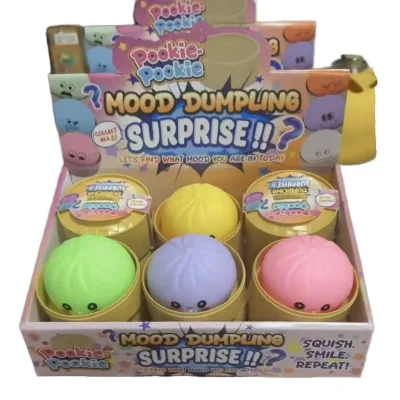 Glitter Mystery Stress Relief Glitter Rebound Dumpling Squeeze Toy
