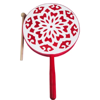 Children's Percussion Instruments - Chinese-style Hand Drum with Handle