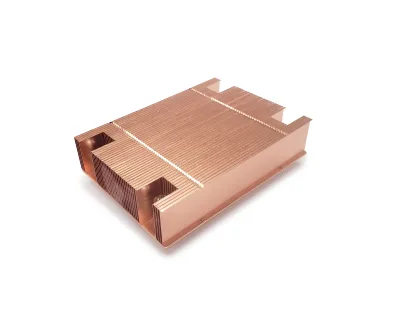 Good Thermal 1U AM4 AM5 Passive Cpu Cooler Server Heatsink Copper Fin with Vapor Chamber for AMD Ryzen TDP145W 1UA46