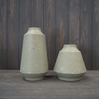 Eco-friendly Green Biodegradable Bamboo Fiber Vase New Classic Design for Home Decor for Flowers