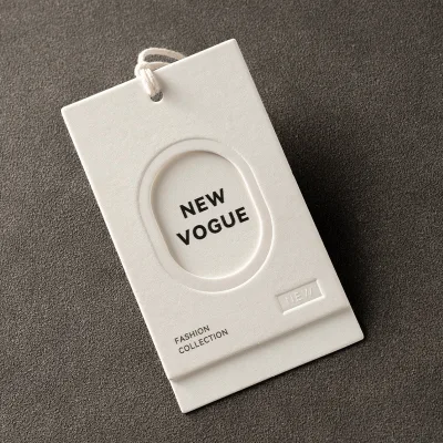 Custom logo Printing Clothing hang Tag for Clothing hang Tags