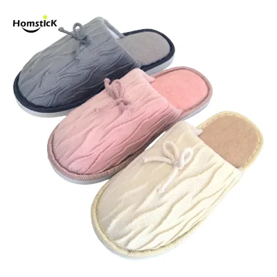 Fashion Trend Spring Breathable Fresh and Simple Slippers Wholesale Pink and Beige Women's slippers