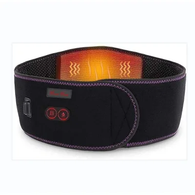 Youmay Back Pain Relief Portable Waist Massager Cordless Heated Vibration Electric Waist Massage Belt