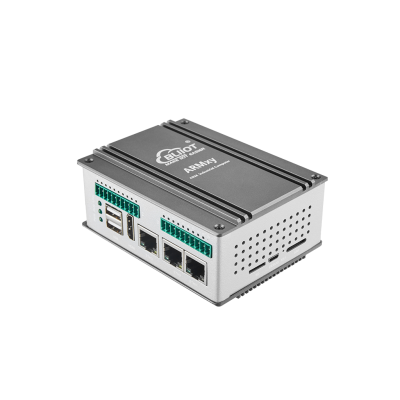 Support RS485/CAN/DO/DI/AI/AO/TC/RTD 1~3LAN 3X10/100M 1.2GHz Dual-Core Cortex-A7 Edge Computer with Linux and Ubuntu Systems