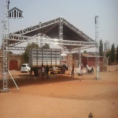 Low MOQ Customized Logo Size Customizable Aluminum Alloy Strong Loading Capacity Stage Truss System