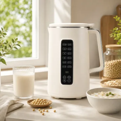 Household Silent Soybean Milk Maker Low Noise Electric Cooking Blender Smoothie Maker Keep Warm Multi Function Blending Pot