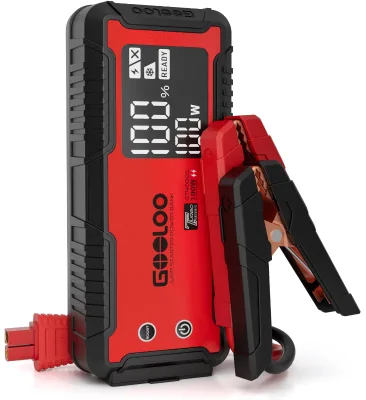 Gooloo GT4000S Pre-heating Batteryless Jump Starter for car Digital Screen All Gas 10L Diesel Engine Booster Power Bank 4000A