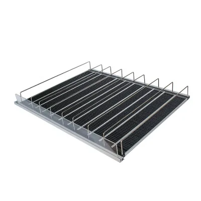 Hookei Customized Size Heavy-Duty Supermarket Rack Gravity Bottle Beverage Glides Roller Shelf for Store Cooler Freezer