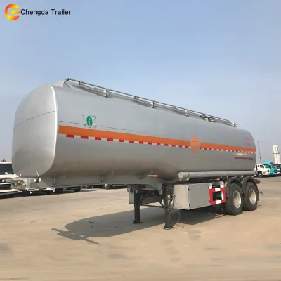2 Axle 3 Axle 4 Axle 33000l Aluminum Fuel tank Trailer for Sale