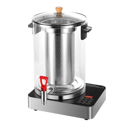 12L Electric Steel Tea Boiler Kitchen Machine Water Heater for Hot Milk Tea Boiling Water for Tea Shops