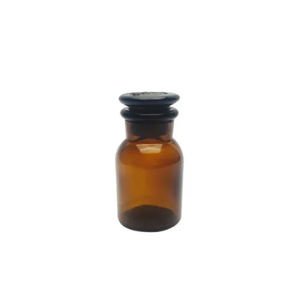 30ml60ml wholesale amber color reagent bottle glass apothecary glass bottle jars