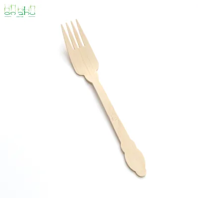 Natural Bamboo Forks for Salad Dessert Party Catering Disposable Food Grade Cutlery