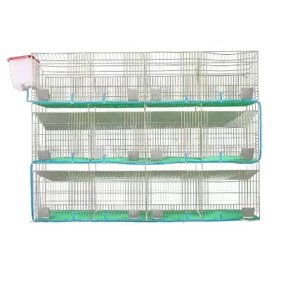 GREAT FARM Hot Sale Hot Dip Galvanizing Rabbit Cages Commercial Rabbit Cages for Animal Farm