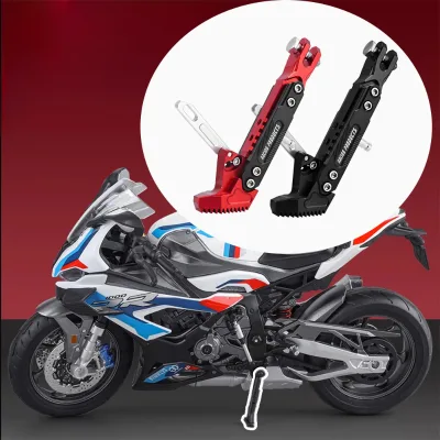 Better Handling CNC Adjustable Motorcycle Footrest Side Stand Kickstand Side Bracket Motorcycle Side Stand