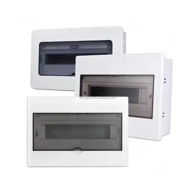 Cold-rolled Steel Shell Housing DIN Guide Rail 4-40 Ways User Units Current Circuit Concealed Indoor Modular Distribution Box