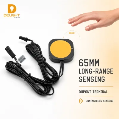 DLT Factory-direct Supply Contactless Hidden Inductive Switch D-FTS02 Partition Through-object Sensing No-drilling Lighting