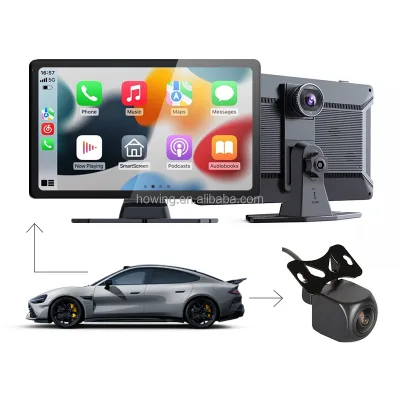 9 Inch Portable Wireless Car Stereo IPS Touch Screen 2GB RAM 256GB ROM Supporting CarPlay Android Auto Mirror Link for All