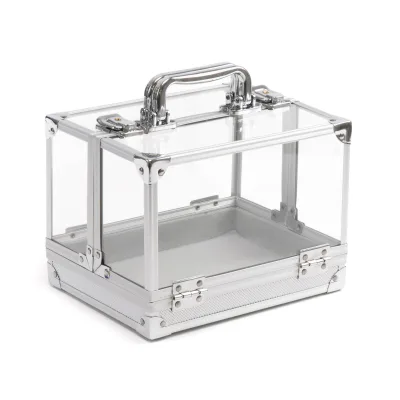 Transparent Casino Acrylic Poker Chips Carrier case Without Poker Chip Trays