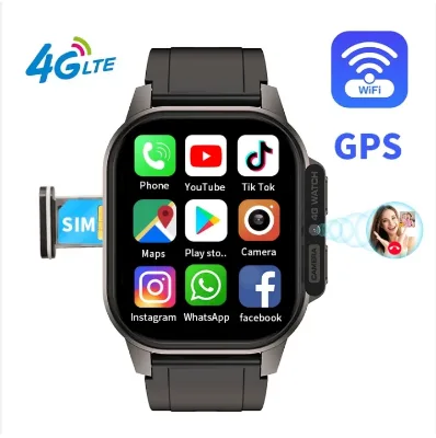 DM62 LTE 4G Network Wearable Devices Smart Watch IP67 Waterproof Muti-functional Smartwatch