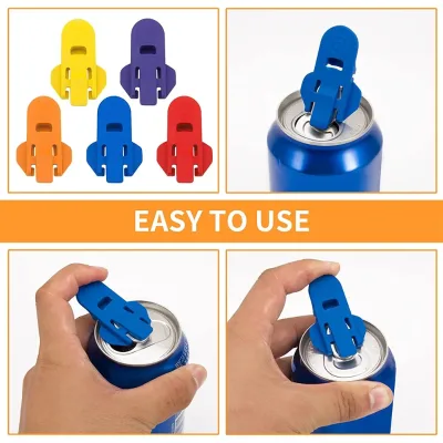 6/12/24pcs Cola Beverage Reusable Easy Can Opener Sealed Drink Beer Coffe Opener Lid Multi Functionkitchengadgetcampingaccessory