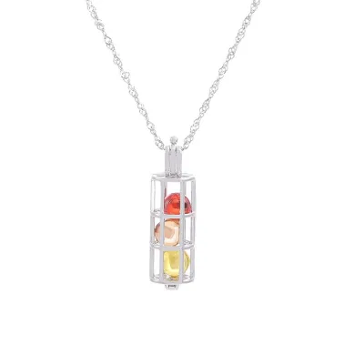 Wholesale Charm Pick a Pearl 925 Sterling Silver Heart Open Pearl Cage oyster Pendants