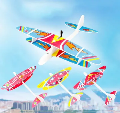 Foam Electric Foam Aircraft Model Toys Fighter Model Flying Toys Electric Gliding Aircraft Flying Toys For Kids