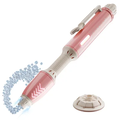 Handheld Classic Bubble Blaster Gun with Automatic Light Plastic Party Soap Bubble Machine Outdoor Play Birthday Gift
