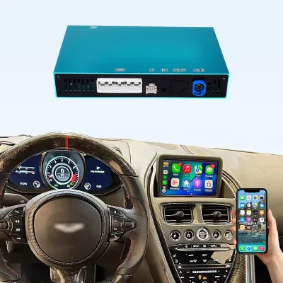 CARUPEZ Portable Wireless Carplay Android Auto Decoder Module for Benz Aston Martin DBX NTG5.0 Plug Play OEM Upgrade 1 Year
