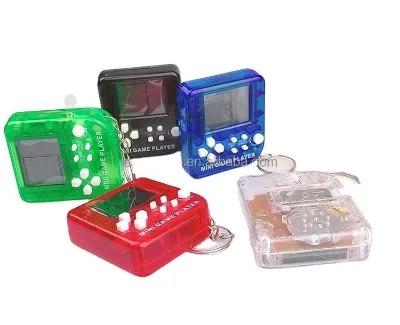 New Portable Mini Keychain Game Console Pocket Games Retro Nostalgic Classic Video Handheld Game Console