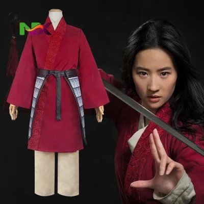 Sweet Dada Mulan Movie Hanfu Cosplay Costume Ancient Chinese Stage Outfit