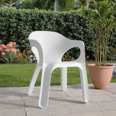 Factory Direct Supplier Comfortable Outdoor and Indoor Use Durable Design Easy to Clean and Perfect Leisure Plastic Chair Ideal