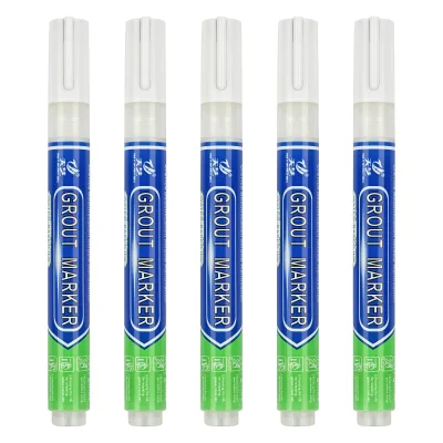 Miracle Tile Grouting Pen Waterproof Marker Wall Joint Color Pen for Tile Floor Bathroom Stain Removal Seam Repair Cleaner Paint
