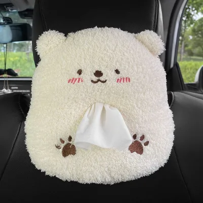 Super Soft Plush Tissue Box Covers Car Tissue Box