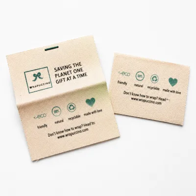 Manufacturers Custom Cloth Laser Cut Washable Printing Labels Screen Printed OEM ODM Design for Garment Bags Shoes with Low MOQ