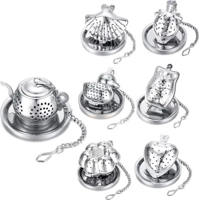 BAMBUS Gift Oriented Novelty Decor Metal Owl Duck Tea Infuser with Lid Customizable Logo Delicate Souvenir Gift for Partners